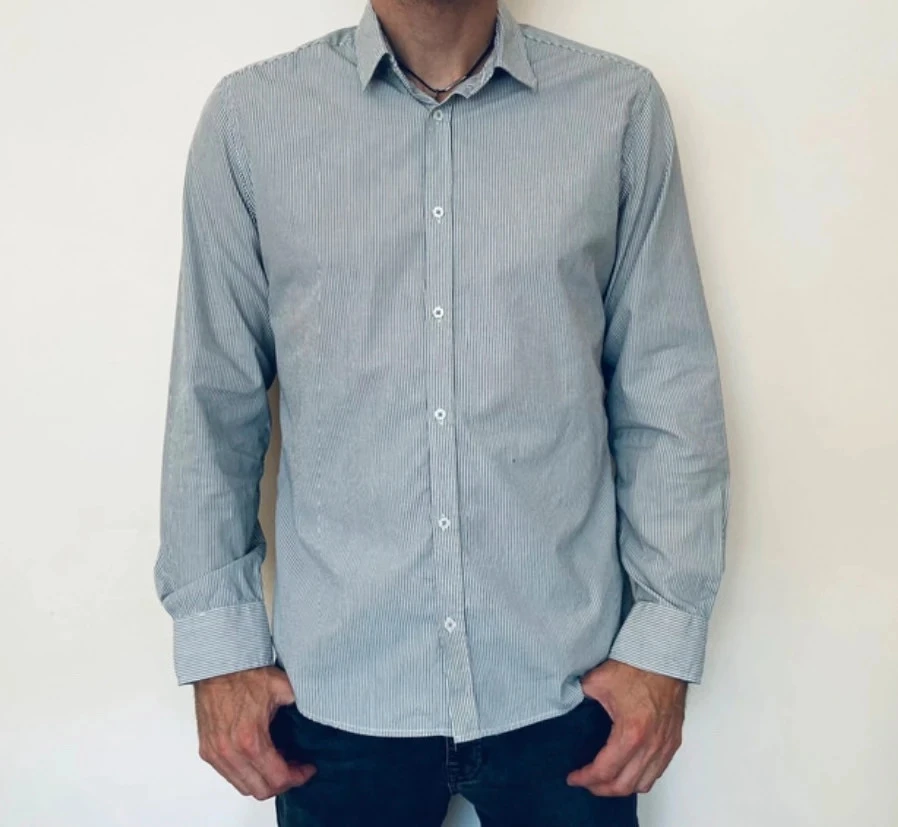 Chemise manches longues Jules taille M.